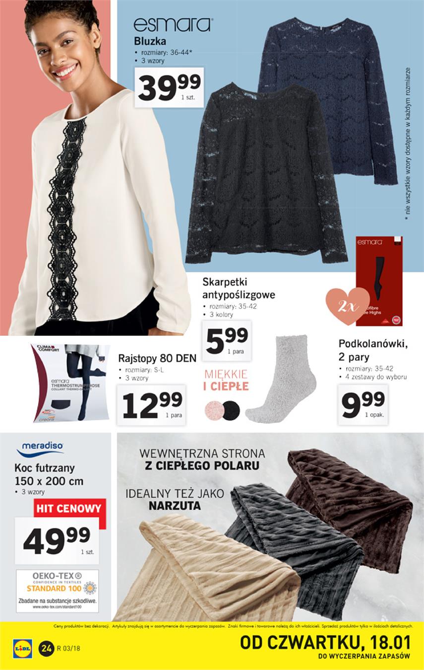 Gazetka Lidl Polska Sp. z o.o. nr 24 od 2018-01-15 do 2018-01-21