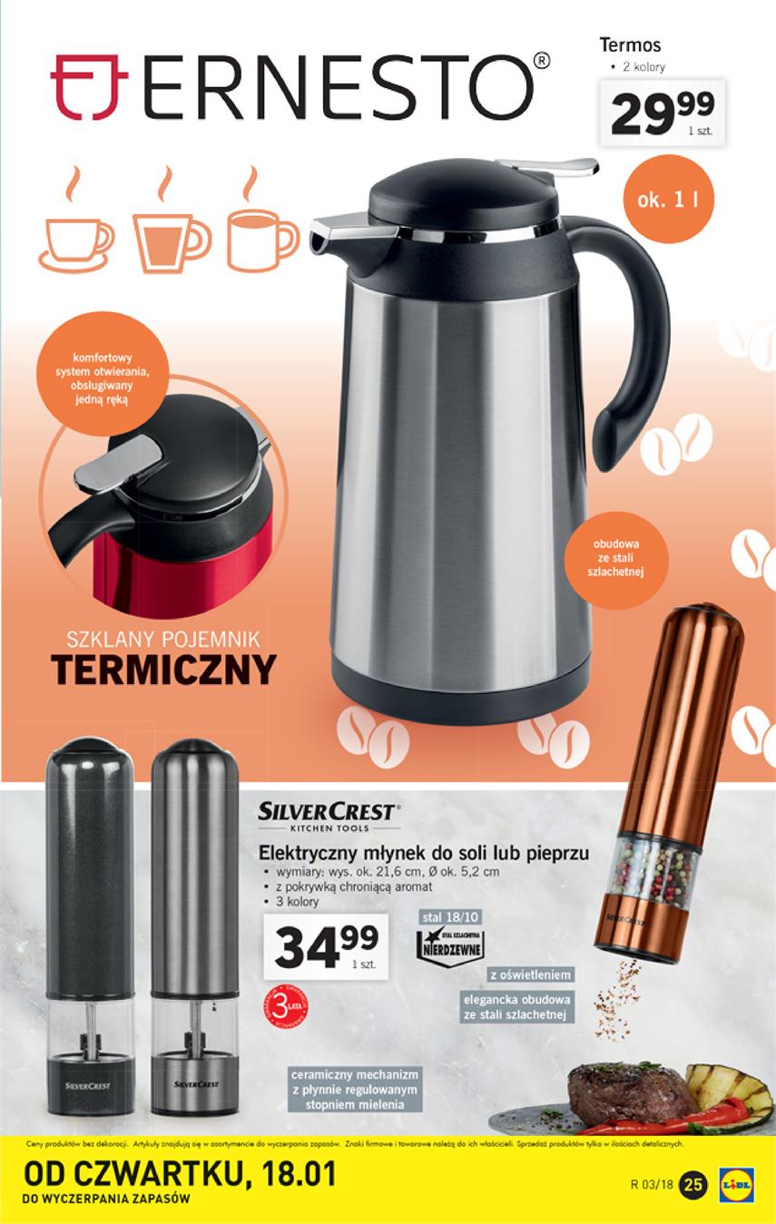 Gazetka Lidl Polska Sp. z o.o. nr 25 od 2018-01-15 do 2018-01-21