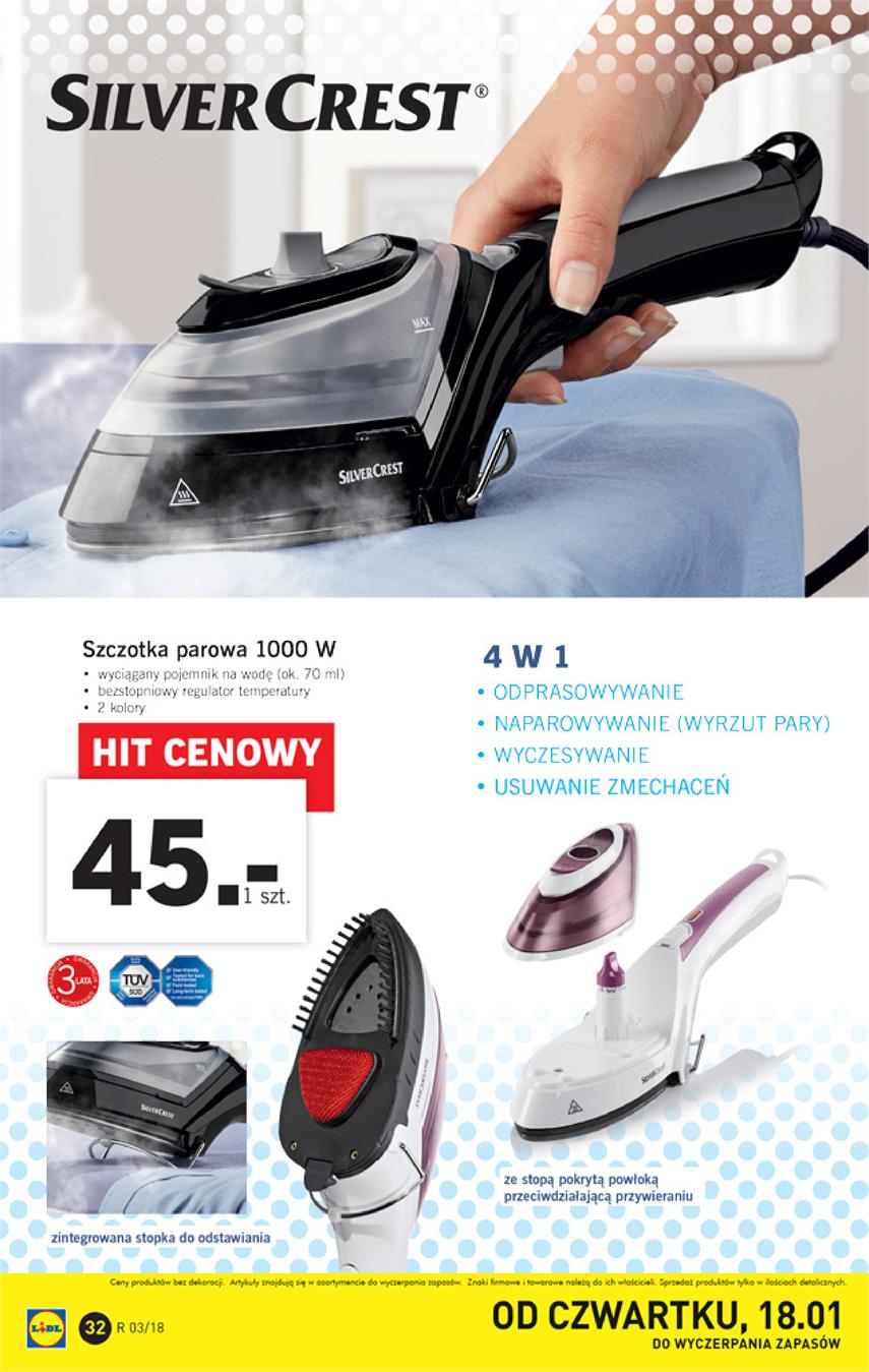 Gazetka Lidl Polska Sp. z o.o. nr 32 od 2018-01-15 do 2018-01-21