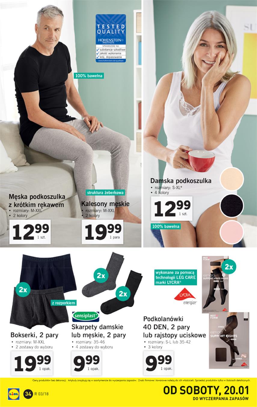 Gazetka Lidl Polska Sp. z o.o. nr 34 od 2018-01-15 do 2018-01-21