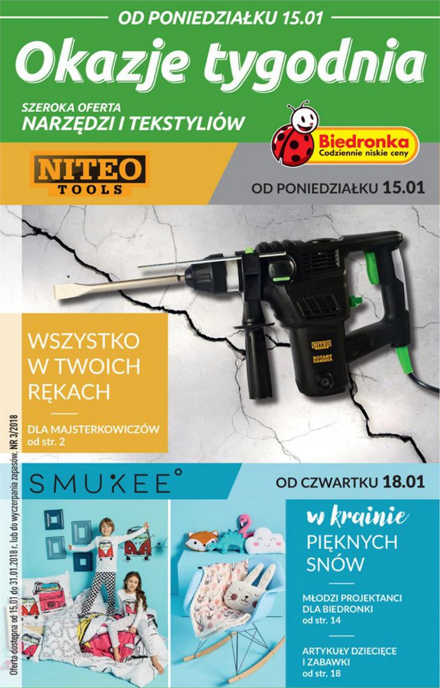 Gazetka Jeronimo Martins Polska SA nr 1 od 2018-01-15 do 2018-01-31