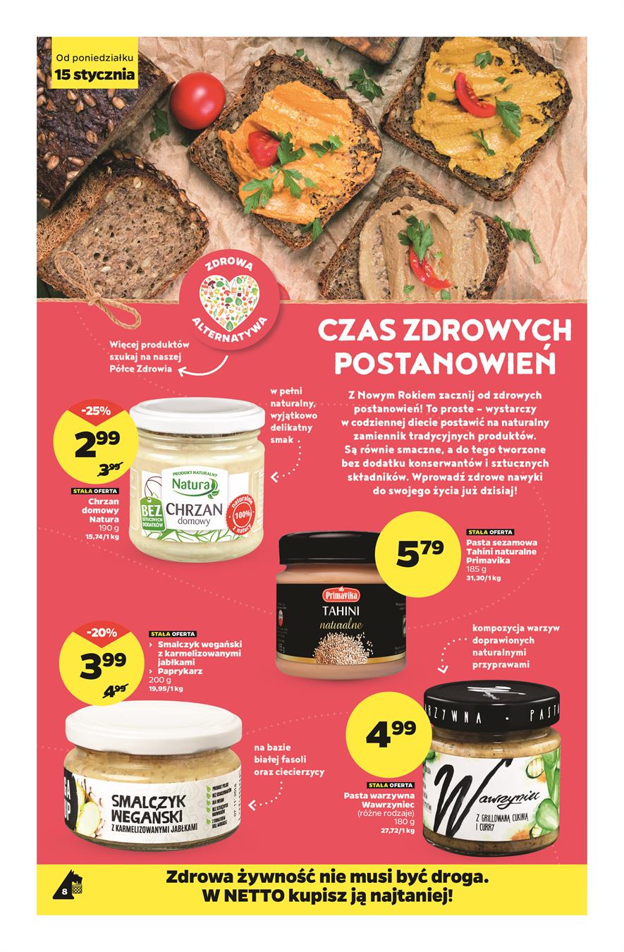 Gazetka Netto Sp. z o.o. nr 8 od 2018-01-15 do 2018-01-21