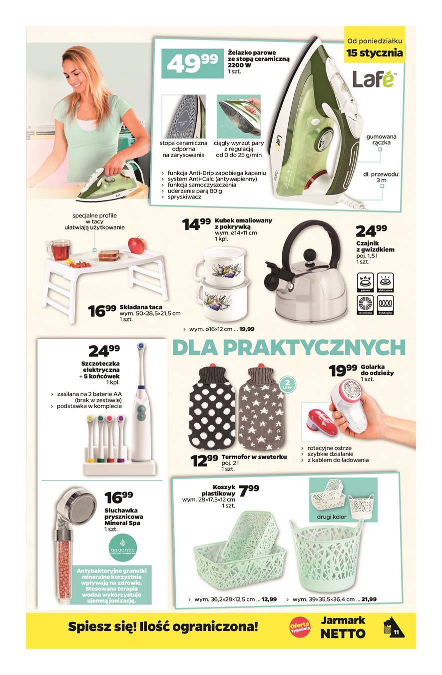 Gazetka Netto Sp. z o.o. nr 11 od 2018-01-15 do 2018-01-21