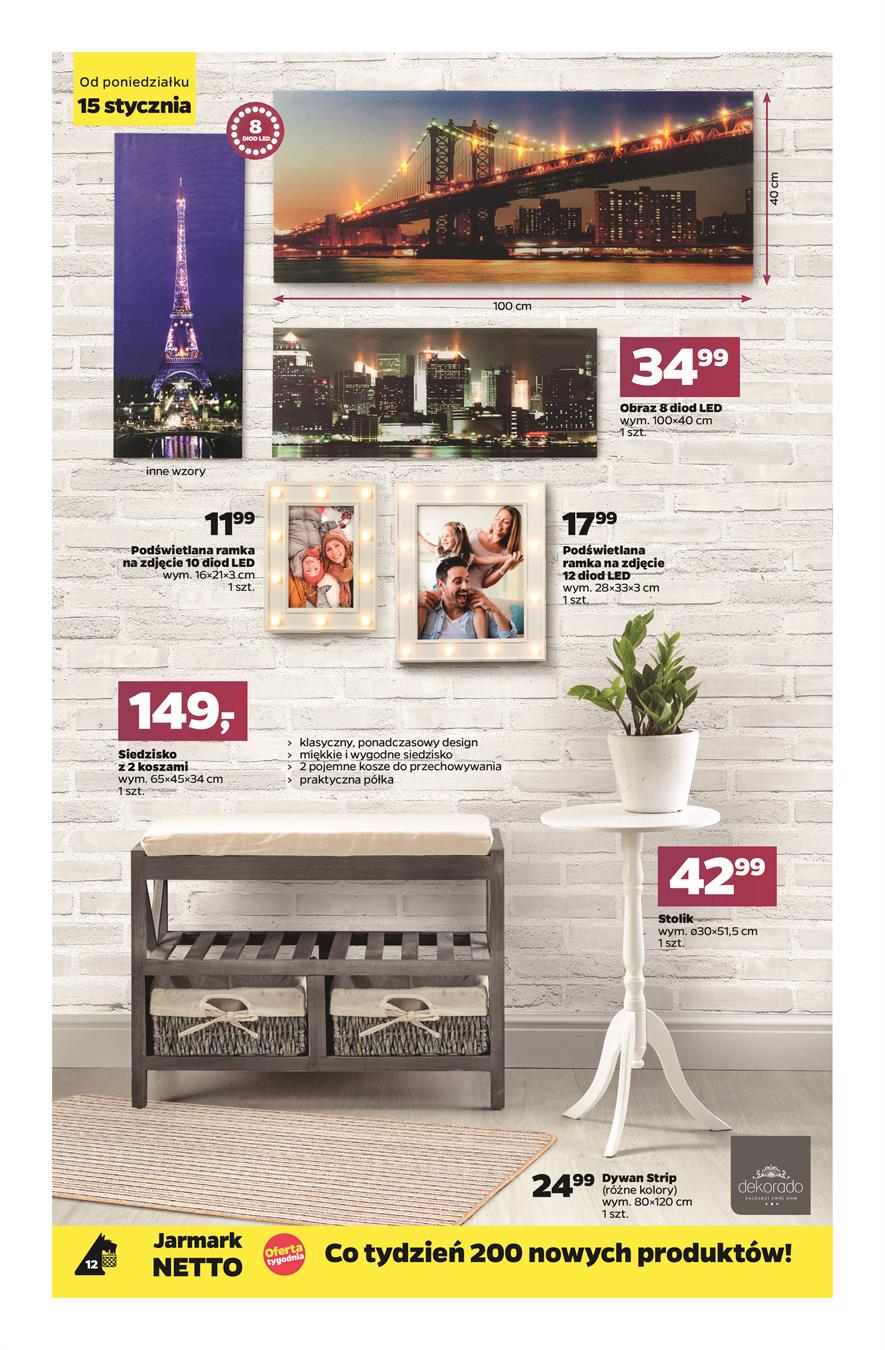 Gazetka Netto Sp. z o.o. nr 12 od 2018-01-15 do 2018-01-21
