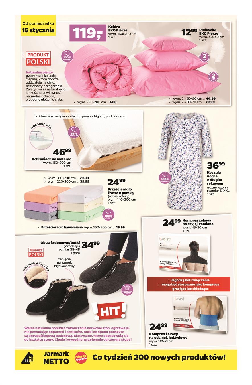 Gazetka Netto Sp. z o.o. nr 14 od 2018-01-15 do 2018-01-21
