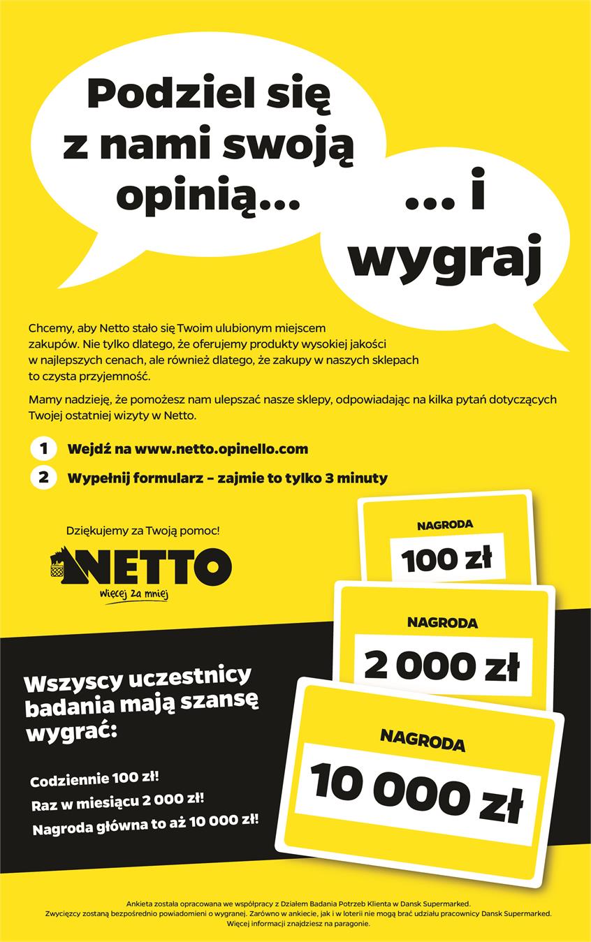 Gazetka Netto Sp. z o.o. nr 24 od 2018-01-15 do 2018-01-21
