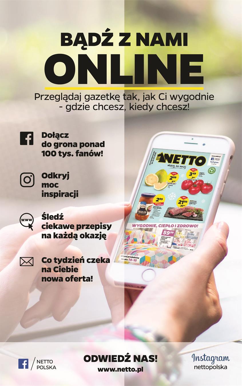 Gazetka Netto Sp. z o.o. nr 25 od 2018-01-15 do 2018-01-21
