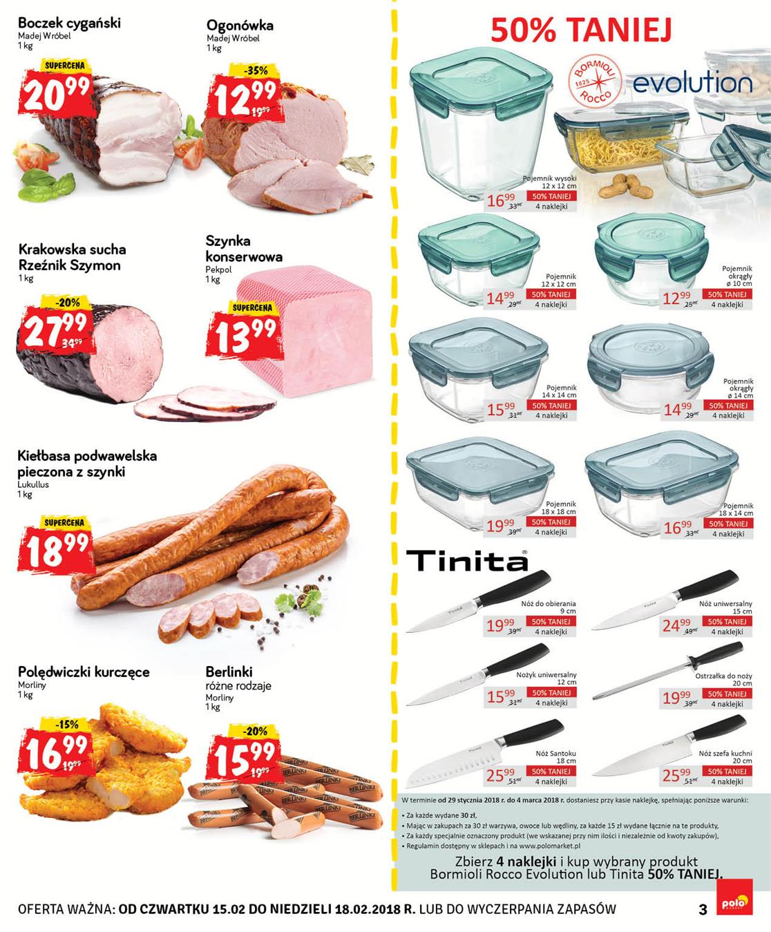 Gazetka Polomarket Sp. z o.o. nr 3 od 2018-02-15 do 2018-02-18