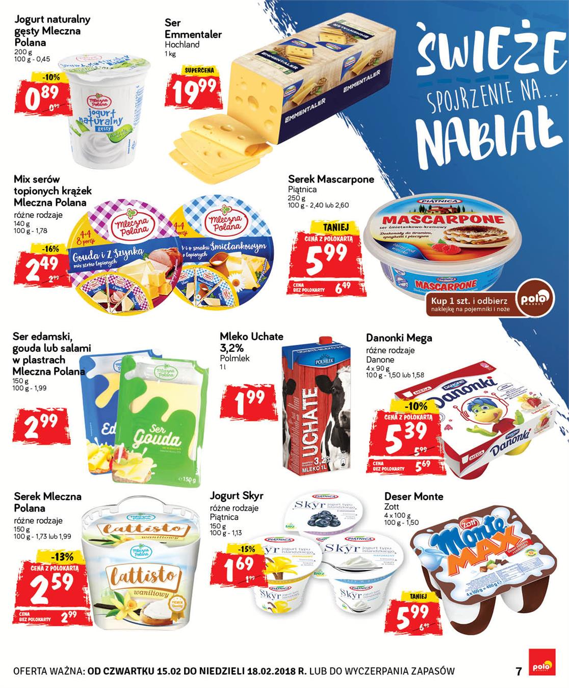 Gazetka Polomarket Sp. z o.o. nr 7 od 2018-02-15 do 2018-02-18