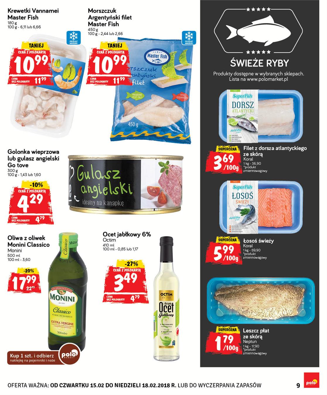 Gazetka Polomarket Sp. z o.o. nr 9 od 2018-02-15 do 2018-02-18