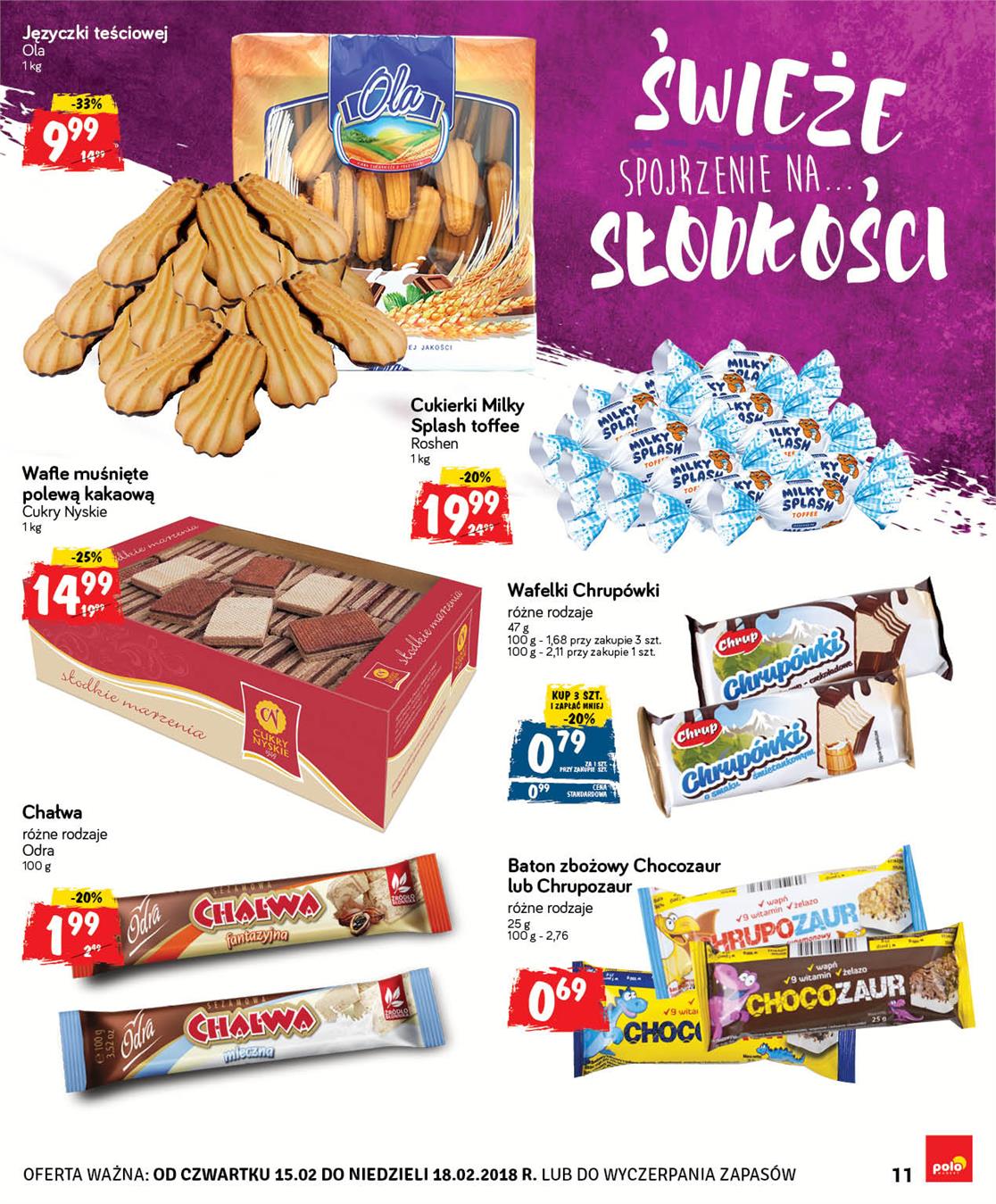 Gazetka Polomarket Sp. z o.o. nr 11 od 2018-02-15 do 2018-02-18