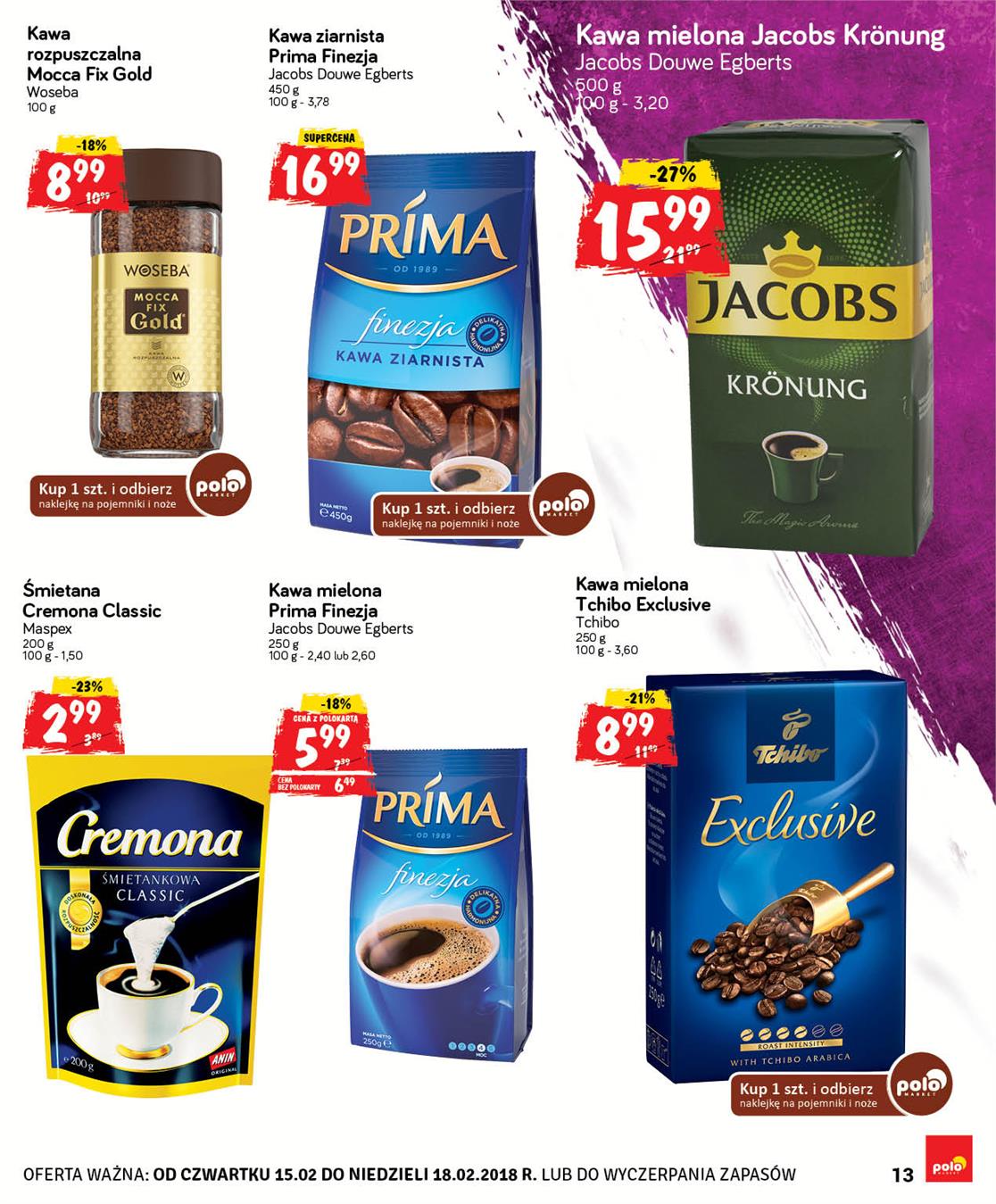Gazetka Polomarket Sp. z o.o. nr 13 od 2018-02-15 do 2018-02-18