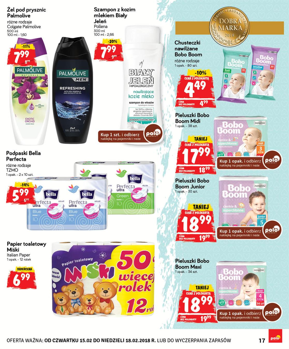 Gazetka Polomarket Sp. z o.o. nr 17 od 2018-02-15 do 2018-02-18