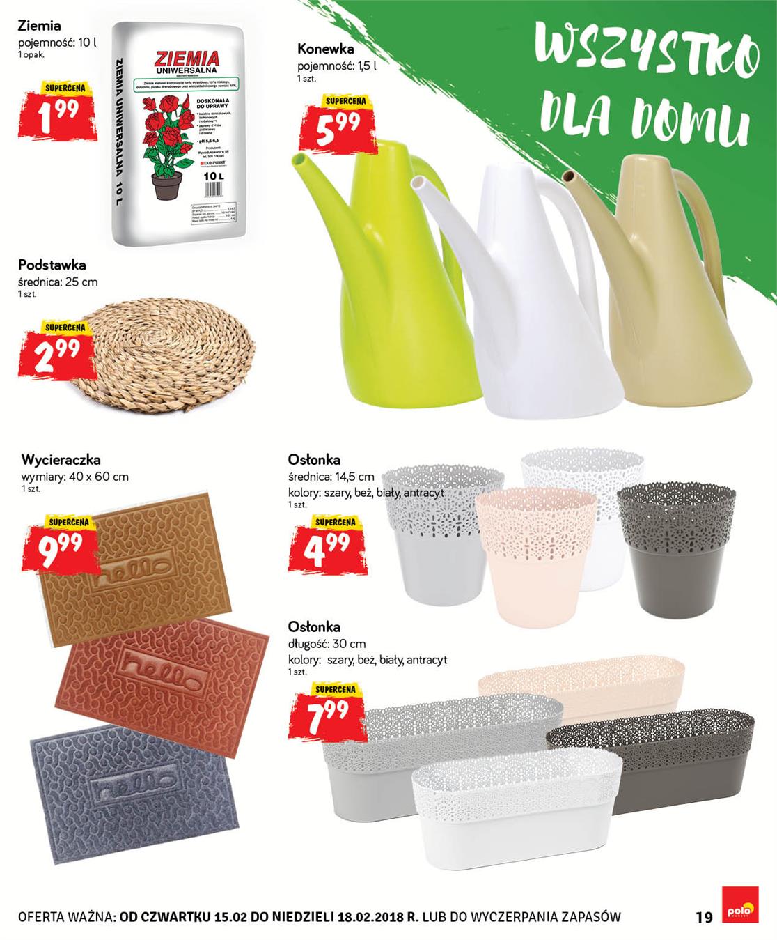 Gazetka Polomarket Sp. z o.o. nr 19 od 2018-02-15 do 2018-02-18