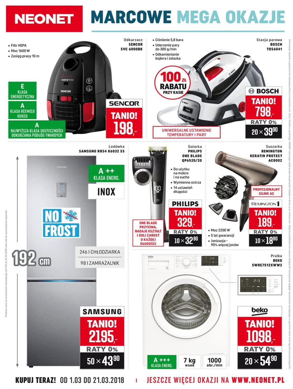Gazetka NEONET.PL nr 16 od 2018-03-01 do 2018-03-21