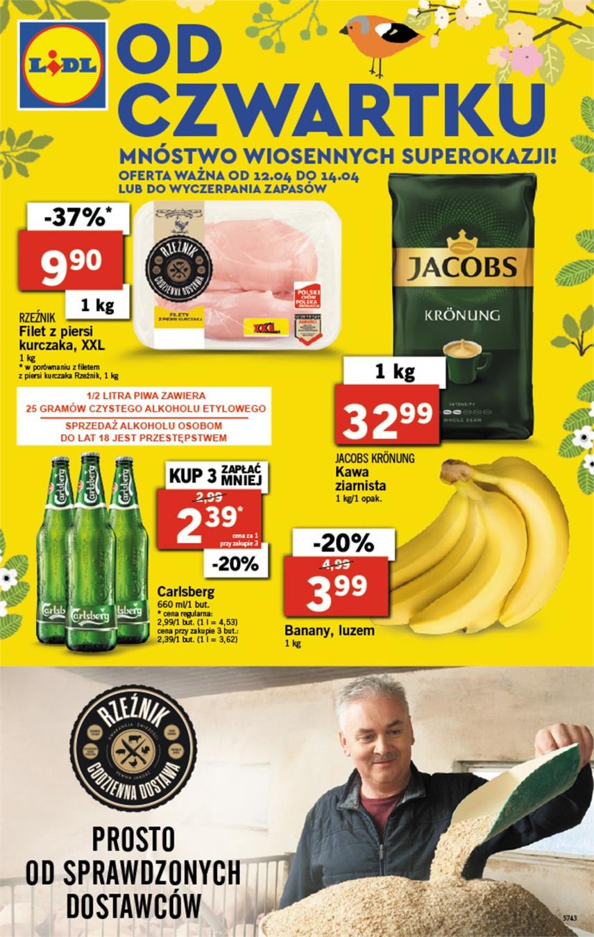 Gazetka Lidl Polska Sp. z o.o. nr 1 od 2018-04-12 do 2018-04-14