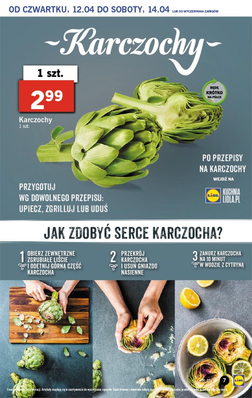 Gazetka Lidl Polska Sp. z o.o. nr 7 od 2018-04-12 do 2018-04-14