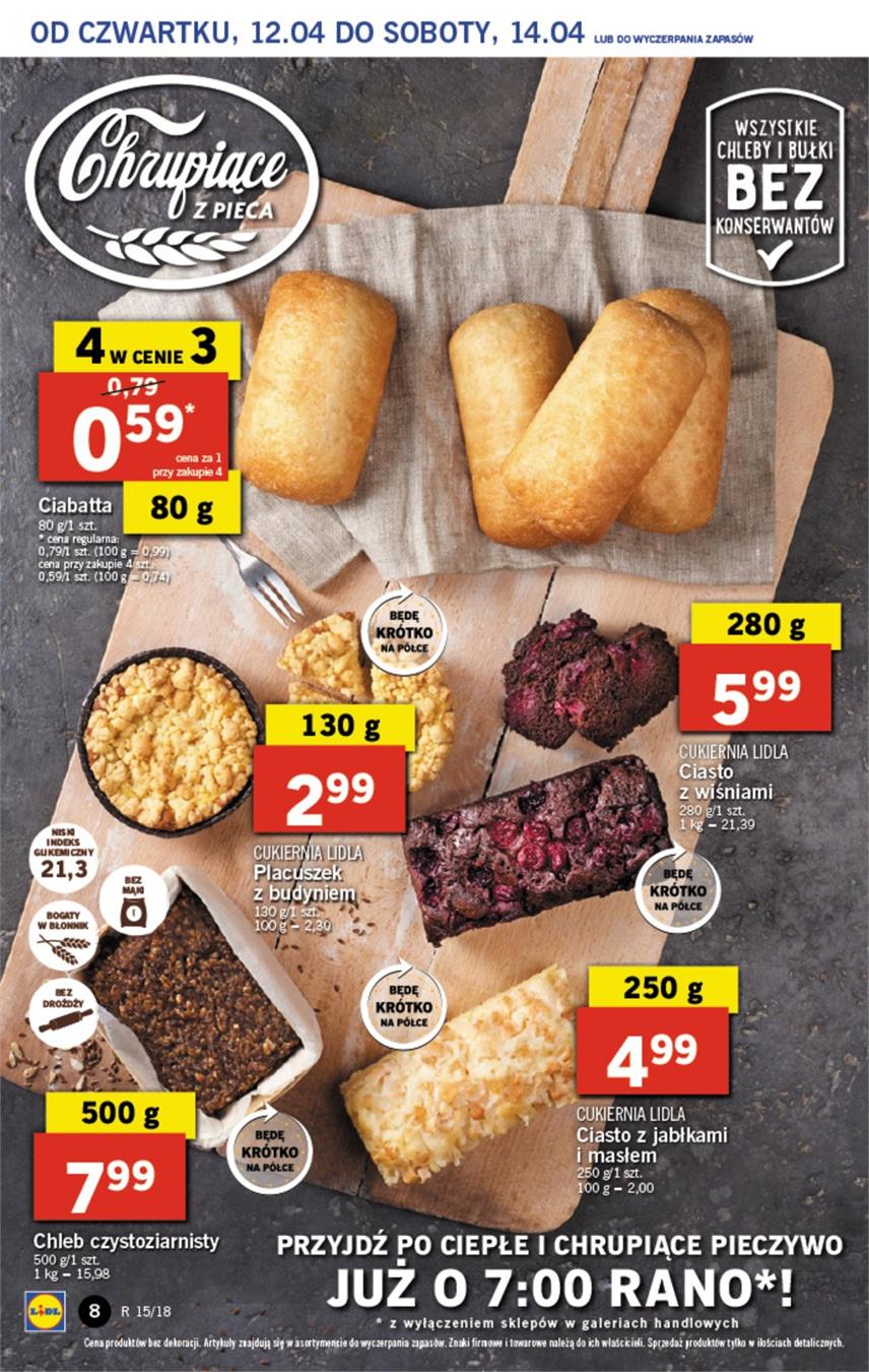 Gazetka Lidl Polska Sp. z o.o. nr 8 od 2018-04-12 do 2018-04-14