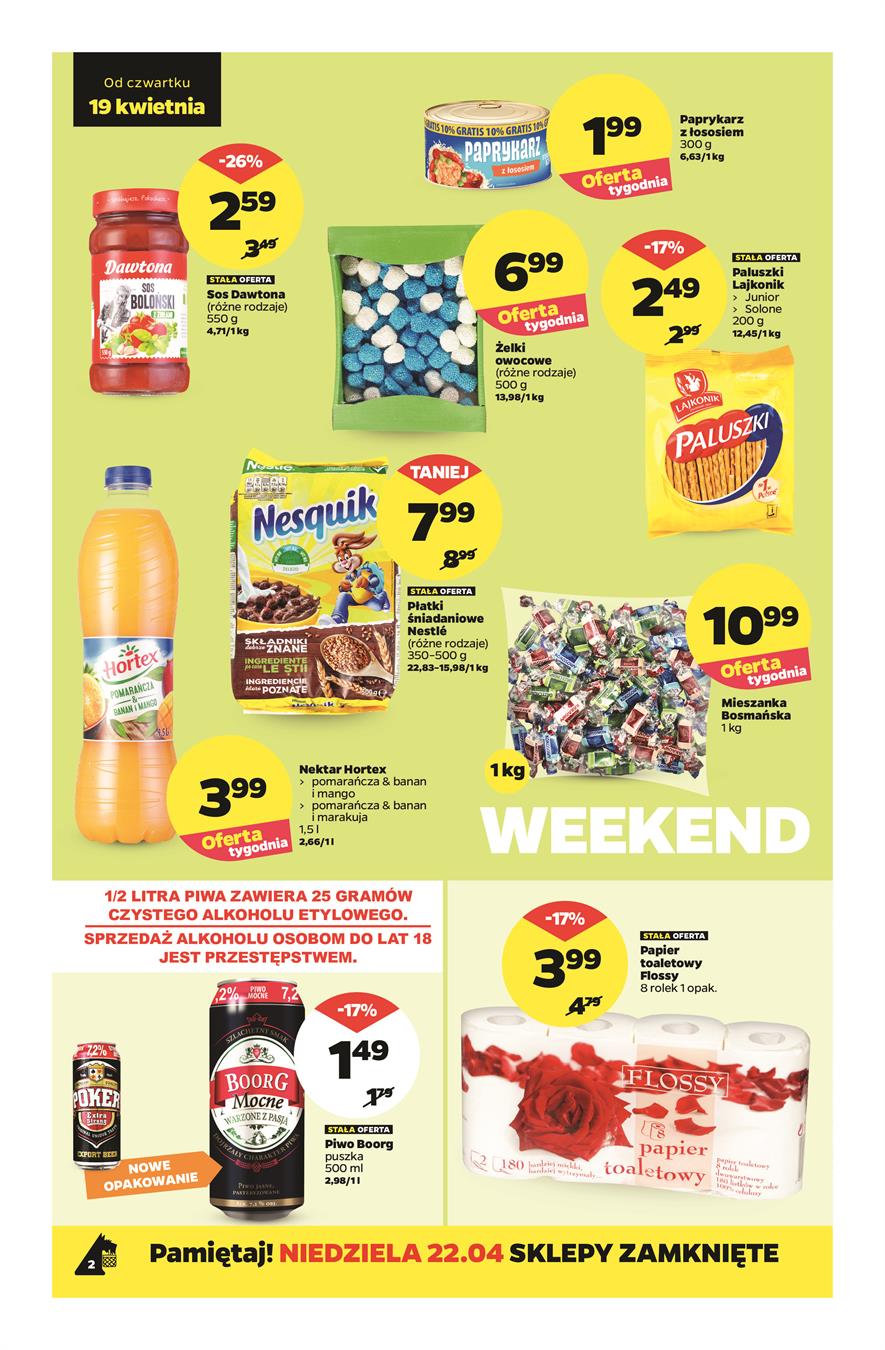 Gazetka Netto Sp. z o.o. nr 2 od 2018-04-19 do 2018-04-21