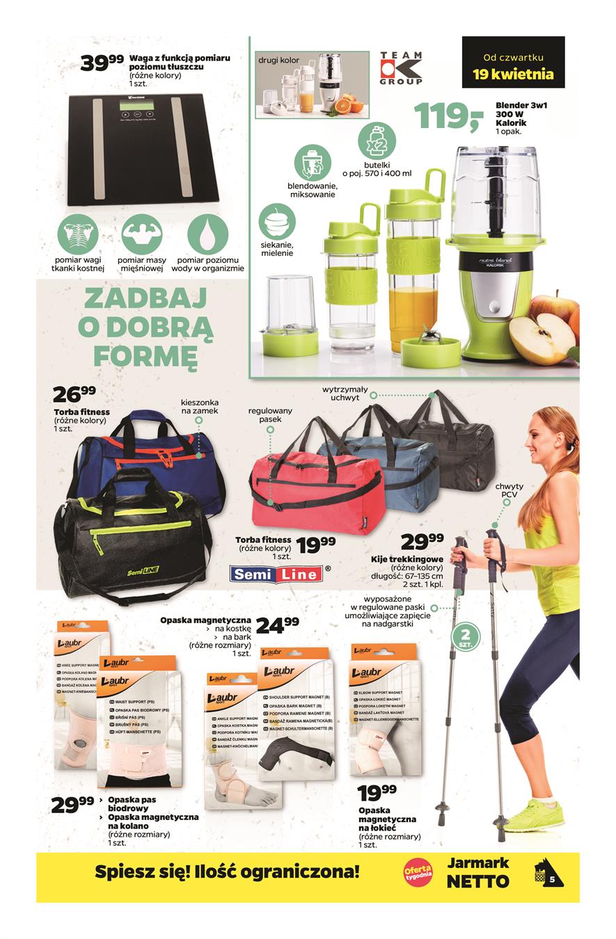 Gazetka Netto Sp. z o.o. nr 5 od 2018-04-19 do 2018-04-21