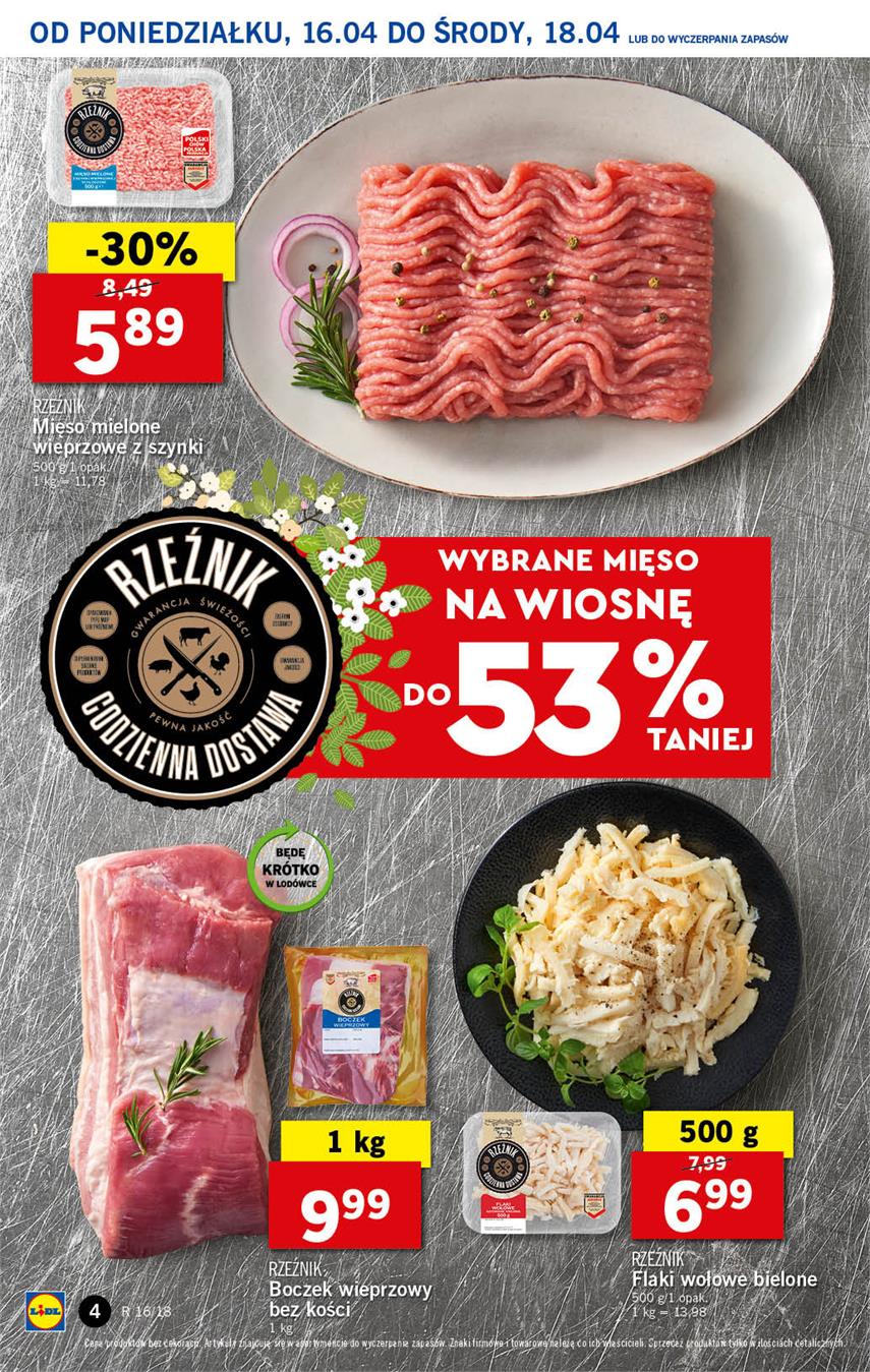 Gazetka Lidl Polska Sp. z o.o. nr 4 od 2018-04-16 do 2018-04-18