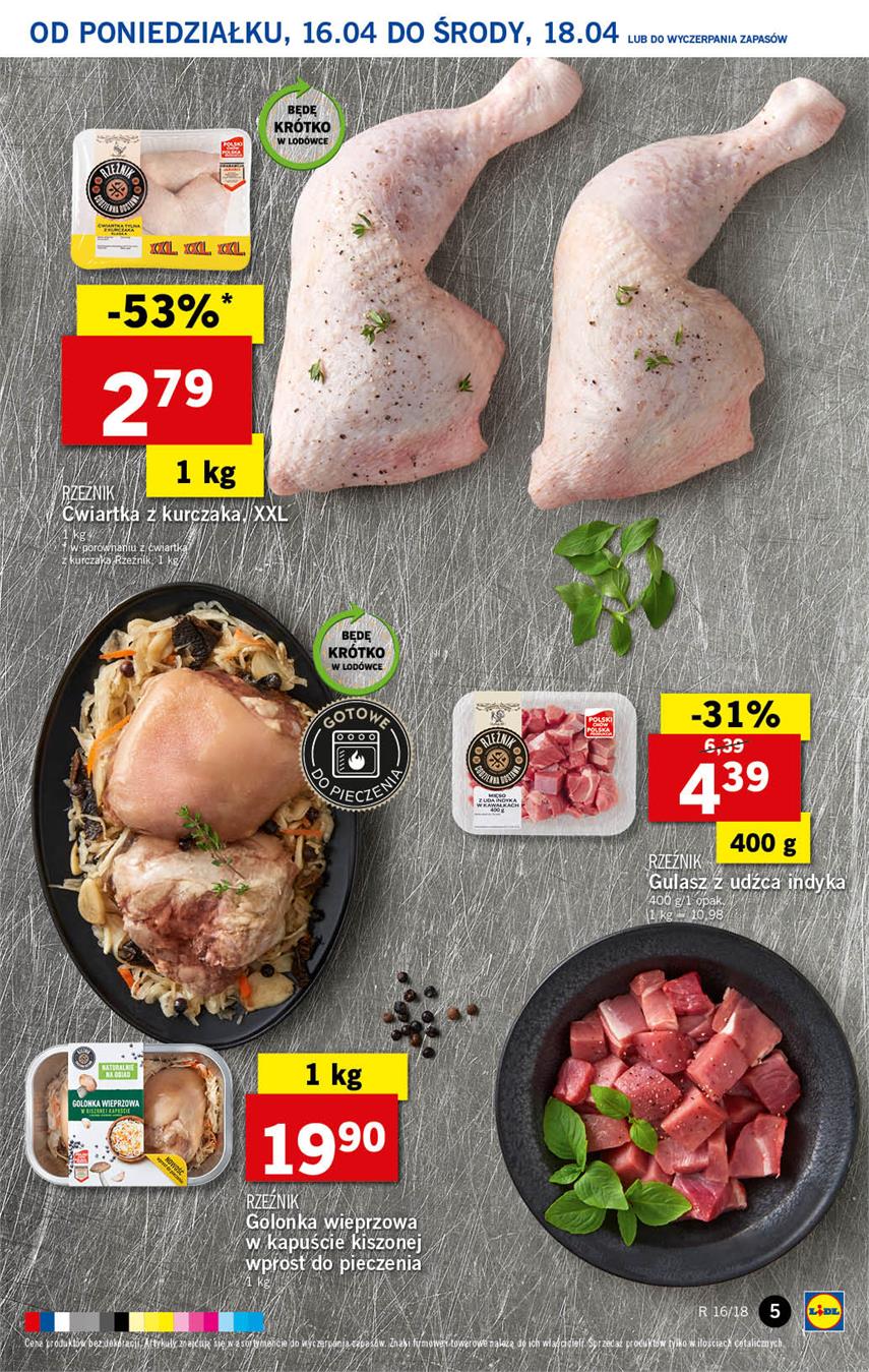 Gazetka Lidl Polska Sp. z o.o. nr 5 od 2018-04-16 do 2018-04-18
