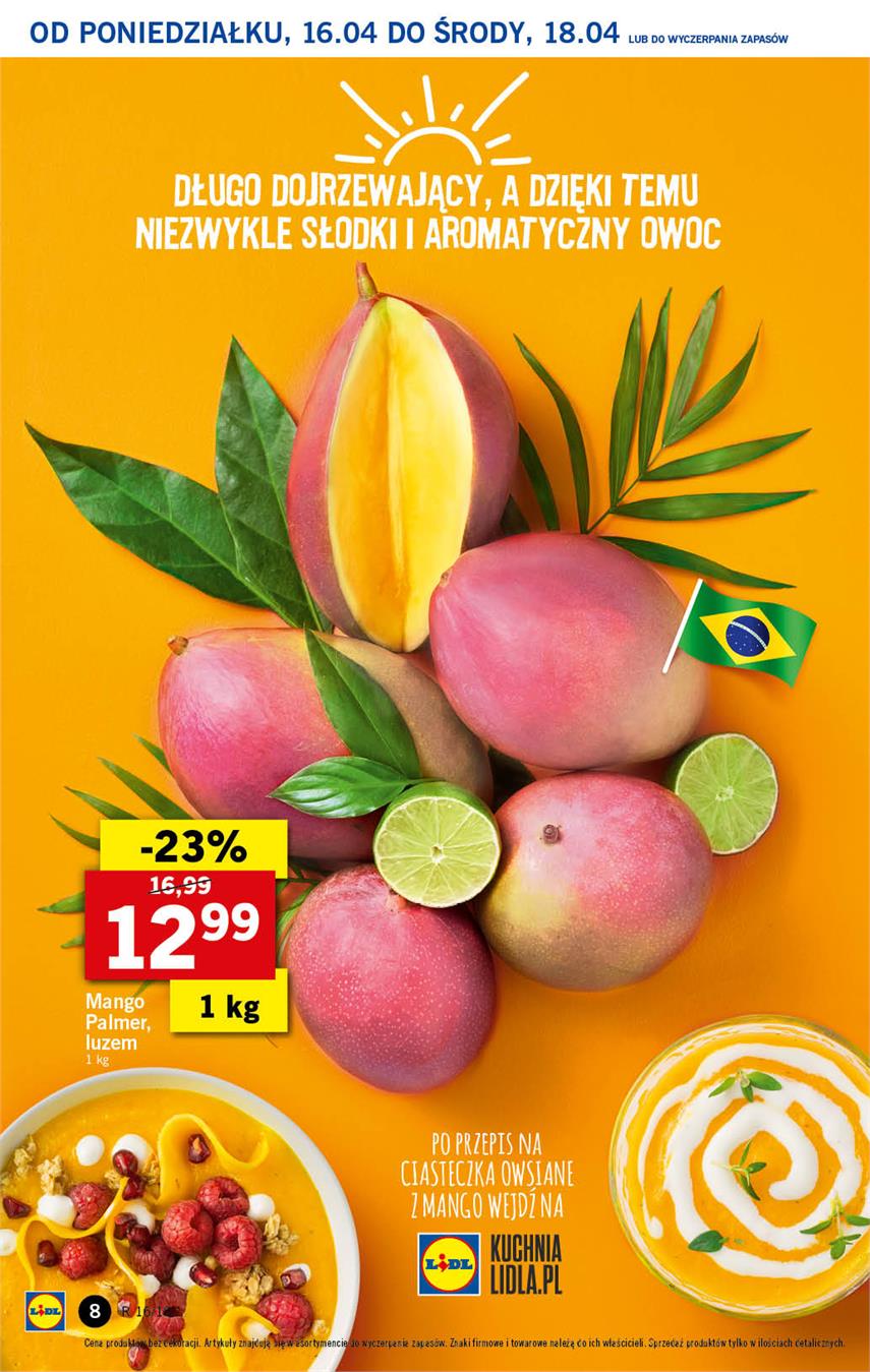 Gazetka Lidl Polska Sp. z o.o. nr 8 od 2018-04-16 do 2018-04-18