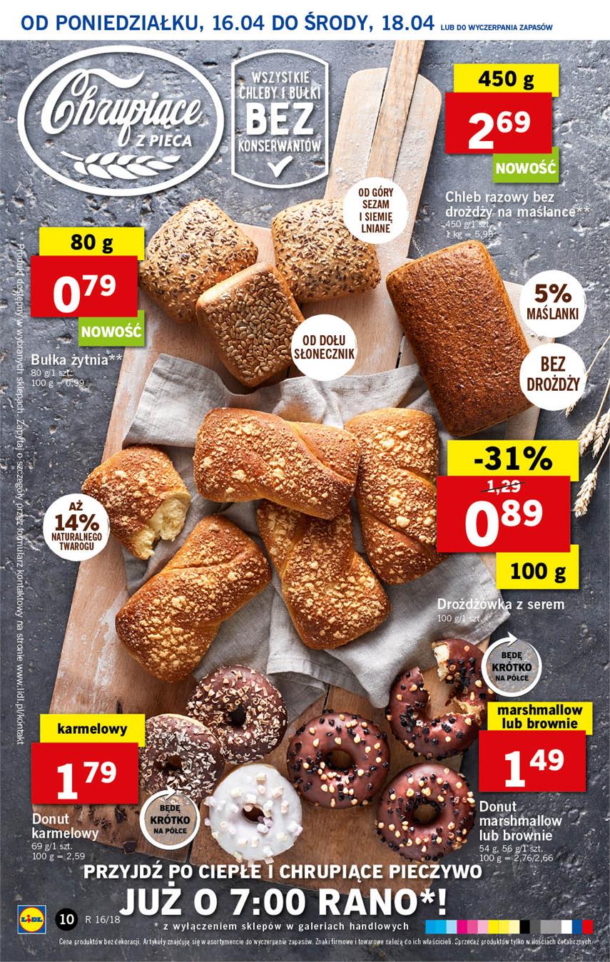 Gazetka Lidl Polska Sp. z o.o. nr 10 od 2018-04-16 do 2018-04-18
