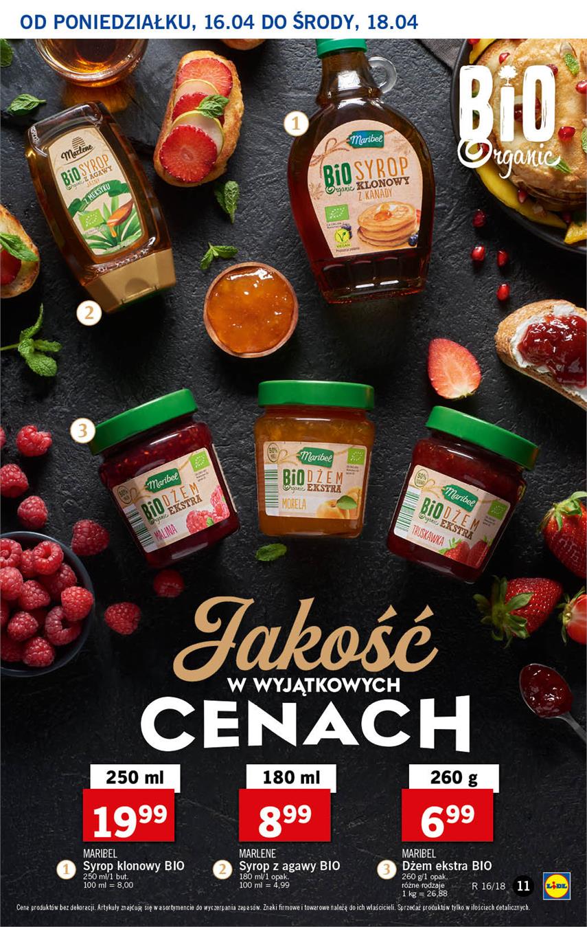 Gazetka Lidl Polska Sp. z o.o. nr 11 od 2018-04-16 do 2018-04-18