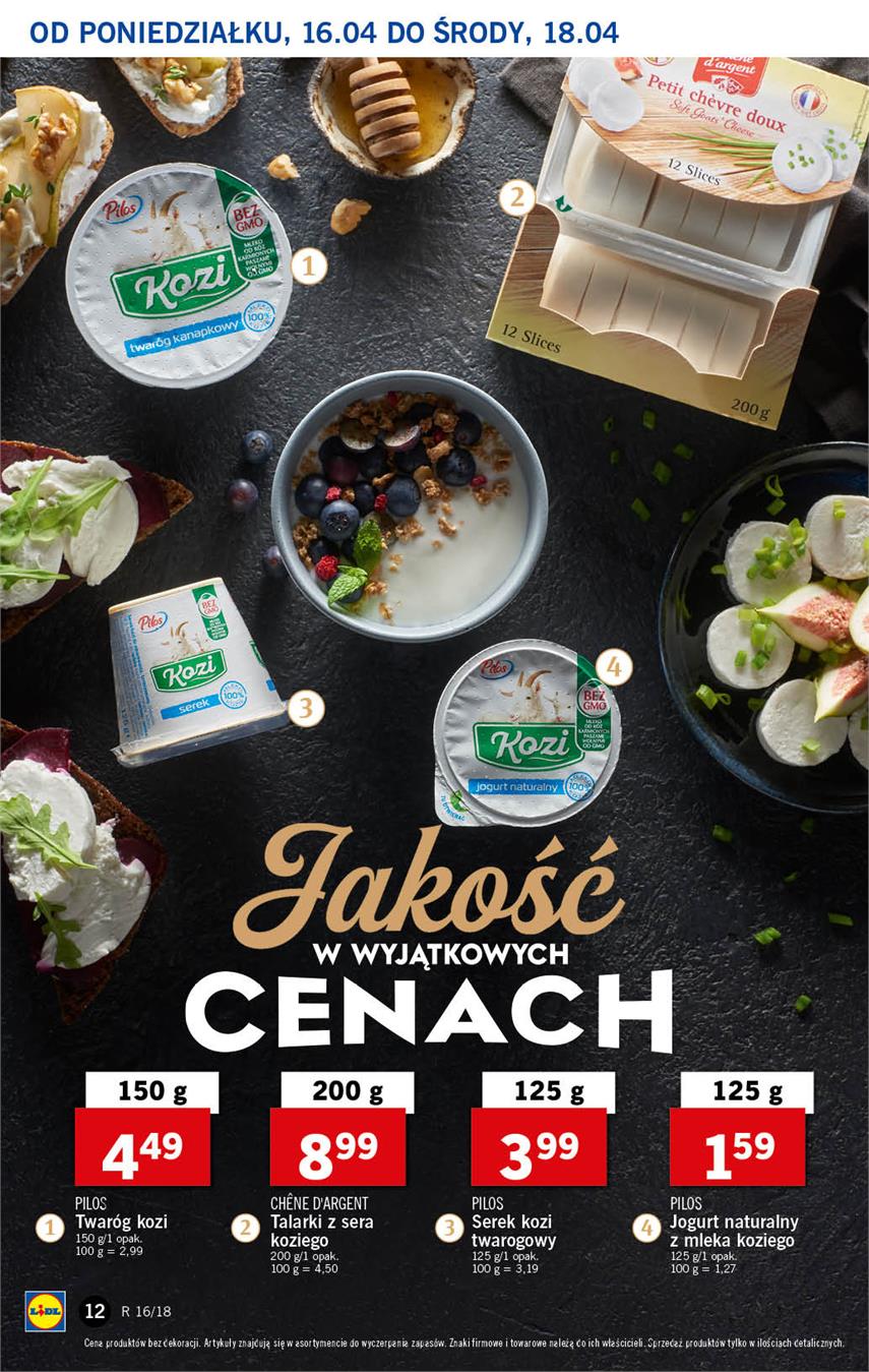 Gazetka Lidl Polska Sp. z o.o. nr 12 od 2018-04-16 do 2018-04-18