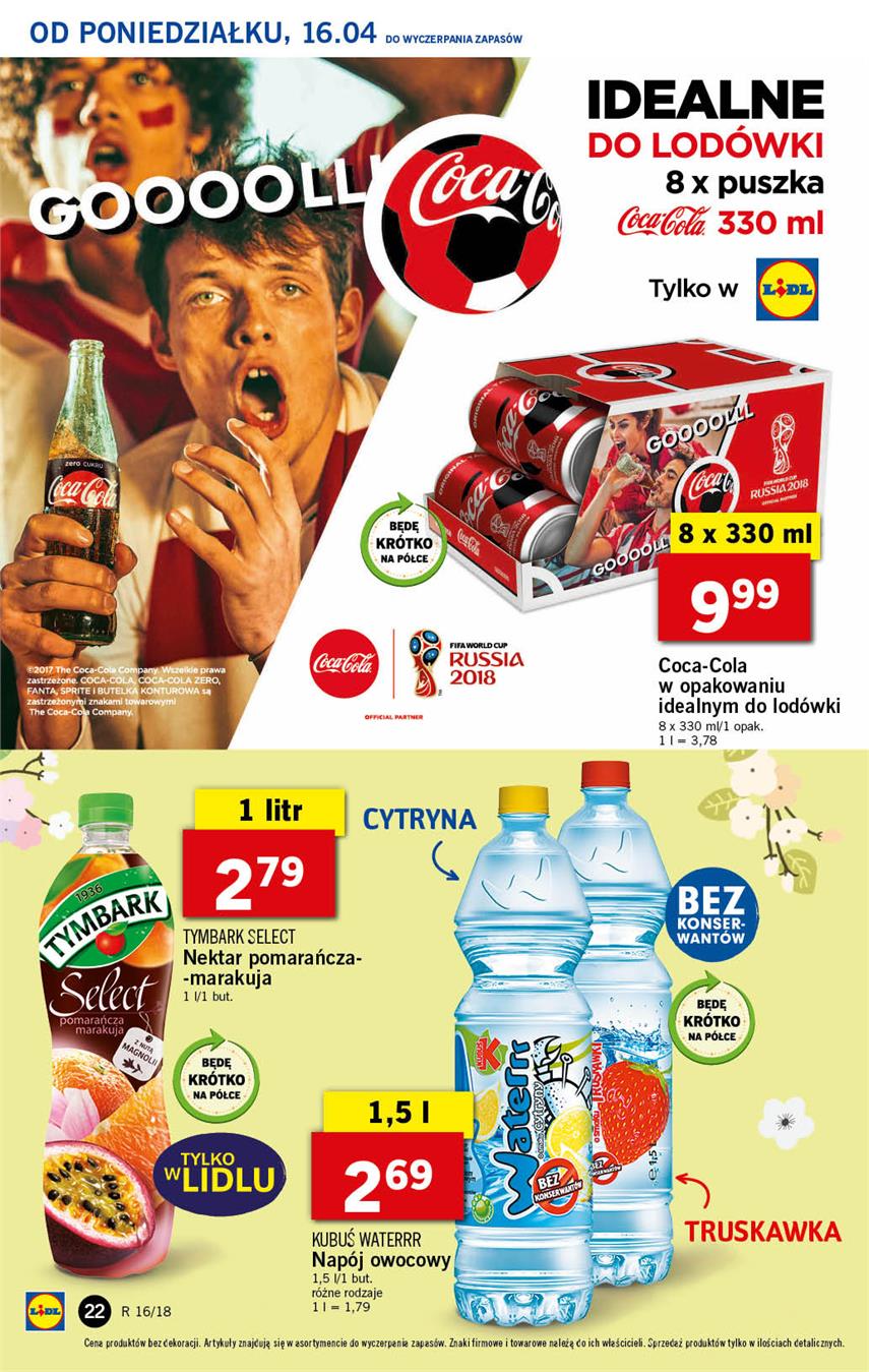 Gazetka Lidl Polska Sp. z o.o. nr 22 od 2018-04-16 do 2018-04-18
