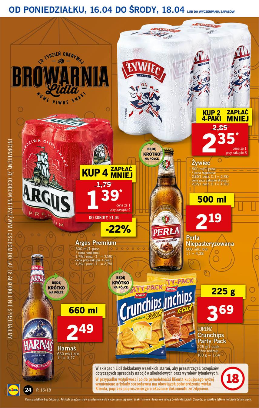 Gazetka Lidl Polska Sp. z o.o. nr 24 od 2018-04-16 do 2018-04-18