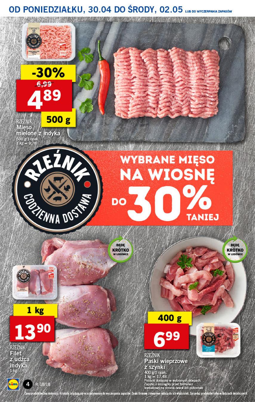Gazetka Lidl Polska Sp. z o.o. nr 4 od 2018-04-30 do 2018-05-02