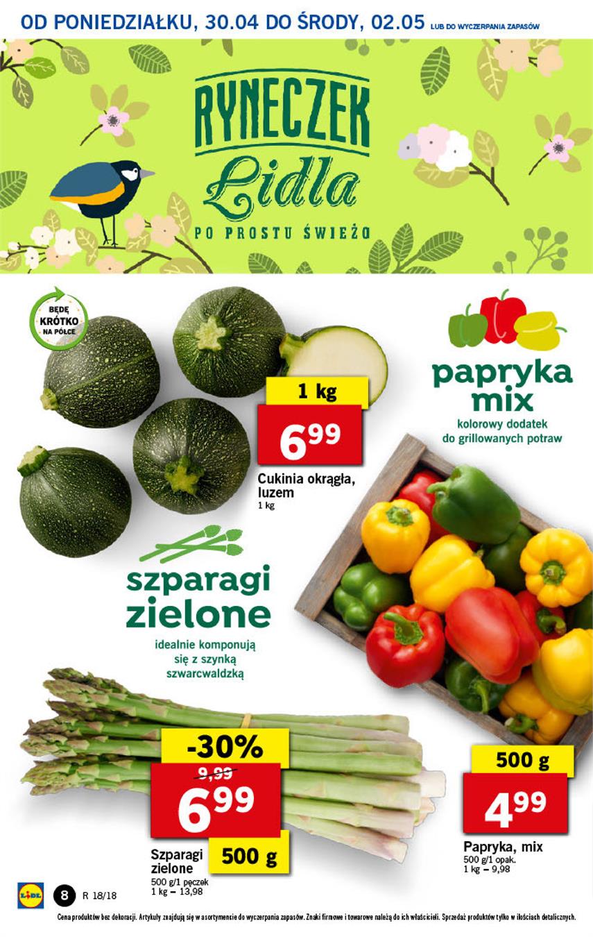 Gazetka Lidl Polska Sp. z o.o. nr 8 od 2018-04-30 do 2018-05-02