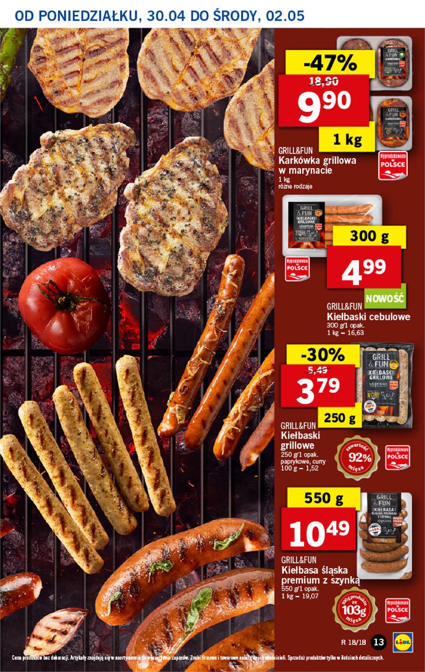 Gazetka Lidl Polska Sp. z o.o. nr 13 od 2018-04-30 do 2018-05-02