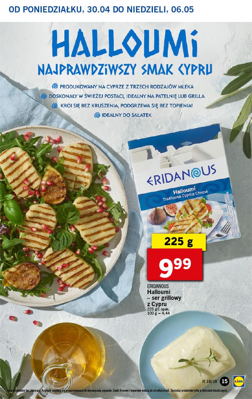 Gazetka Lidl Polska Sp. z o.o. nr 15 od 2018-04-30 do 2018-05-02
