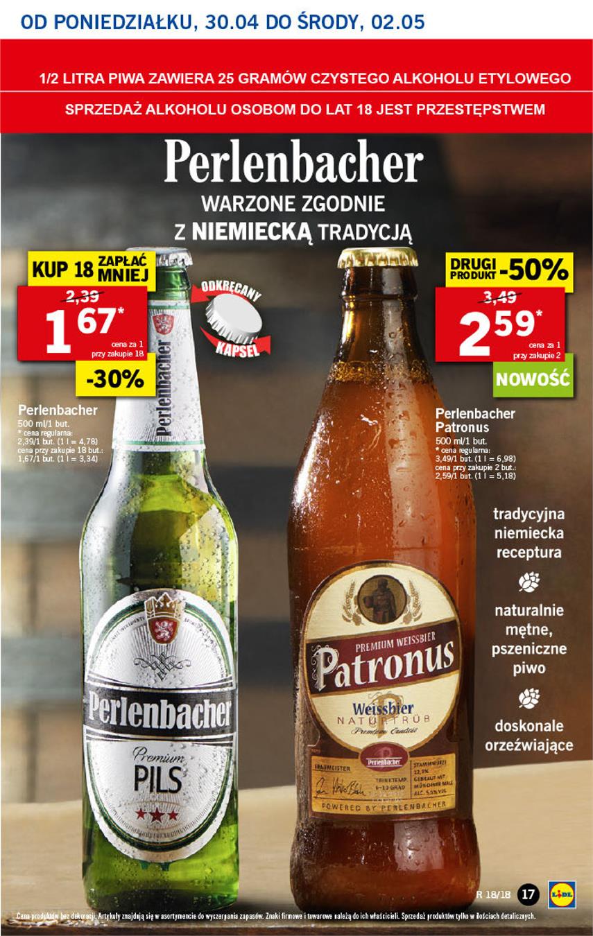 Gazetka Lidl Polska Sp. z o.o. nr 17 od 2018-04-30 do 2018-05-02