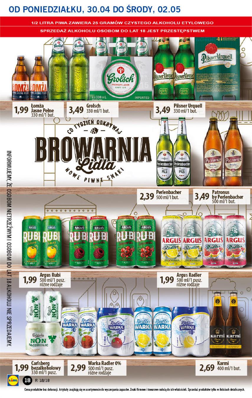 Gazetka Lidl Polska Sp. z o.o. nr 18 od 2018-04-30 do 2018-05-02