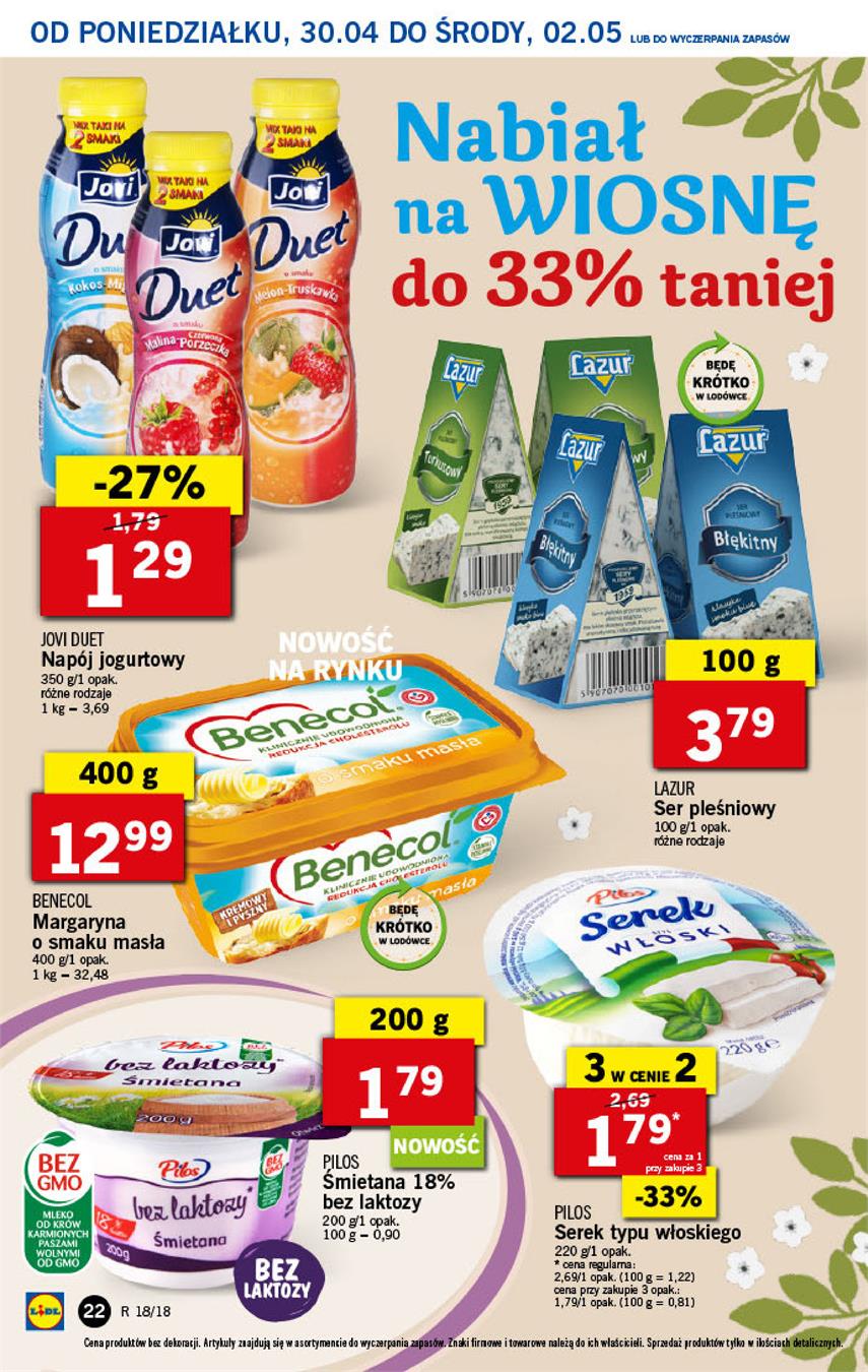Gazetka Lidl Polska Sp. z o.o. nr 22 od 2018-04-30 do 2018-05-02