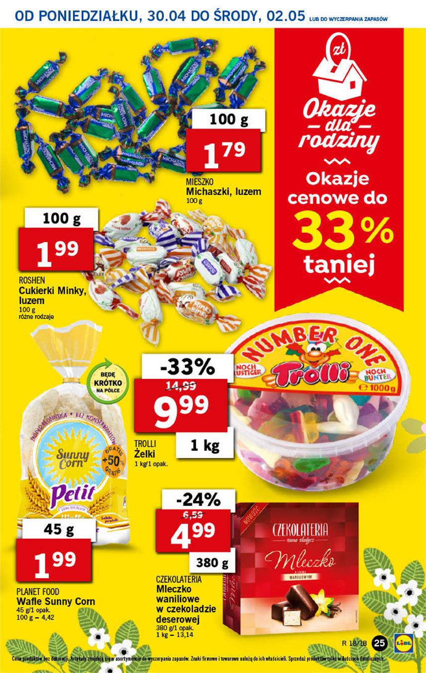 Gazetka Lidl Polska Sp. z o.o. nr 25 od 2018-04-30 do 2018-05-02