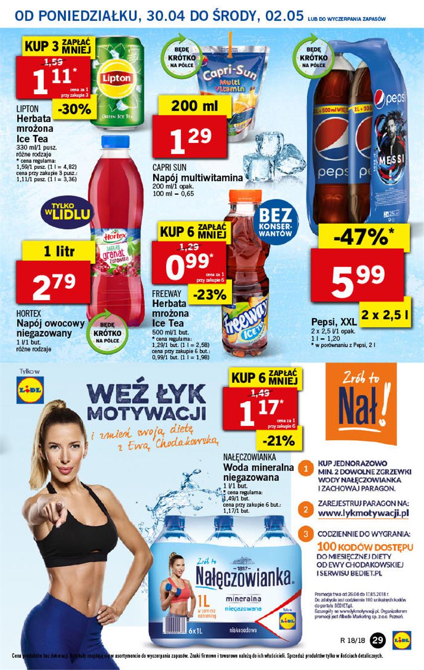 Gazetka Lidl Polska Sp. z o.o. nr 29 od 2018-04-30 do 2018-05-02