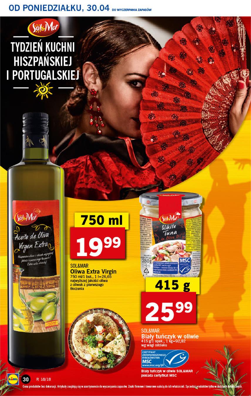 Gazetka Lidl Polska Sp. z o.o. nr 30 od 2018-04-30 do 2018-05-02