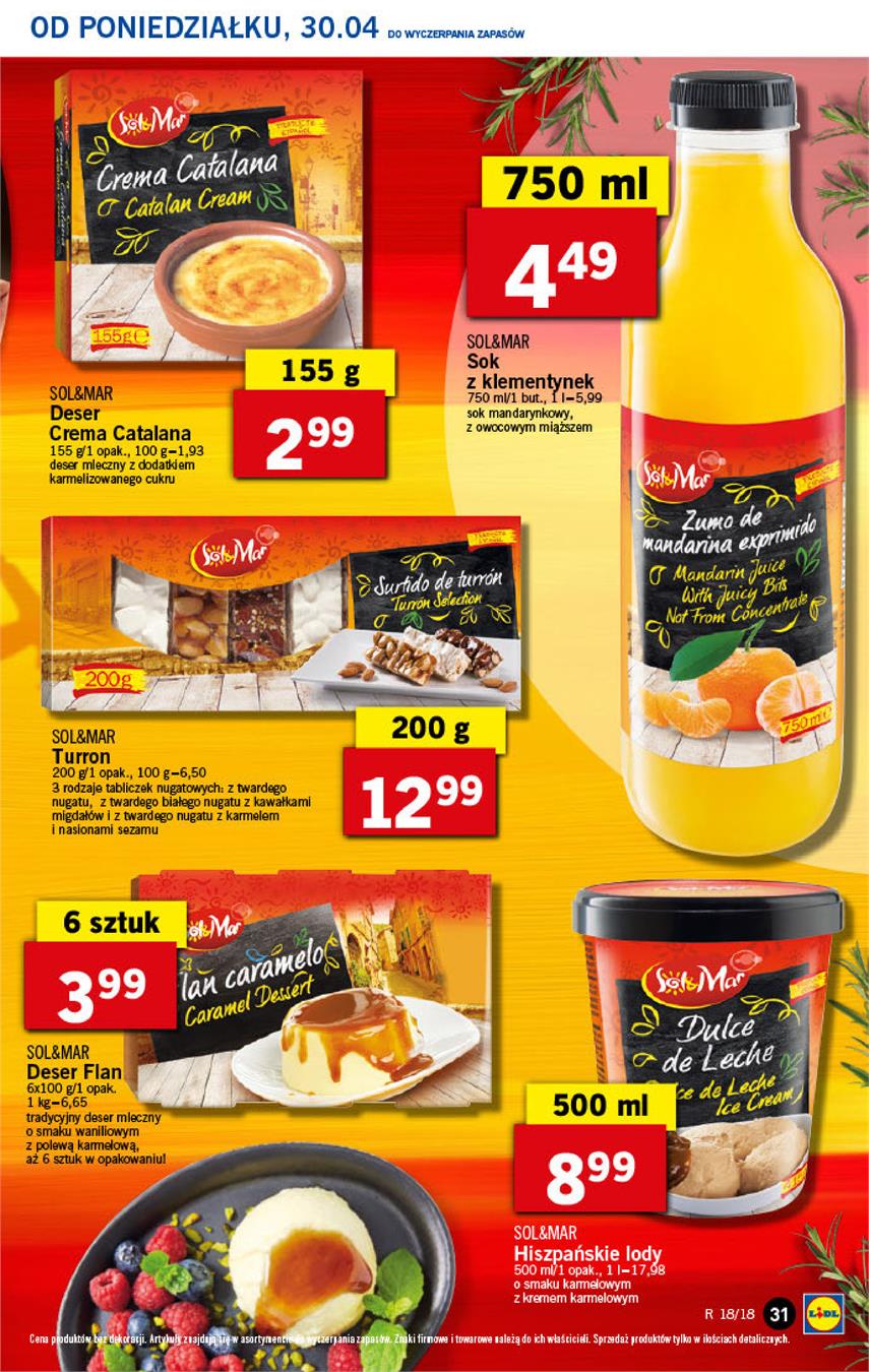 Gazetka Lidl Polska Sp. z o.o. nr 31 od 2018-04-30 do 2018-05-02