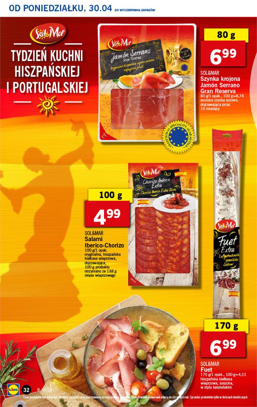 Gazetka Lidl Polska Sp. z o.o. nr 32 od 2018-04-30 do 2018-05-02