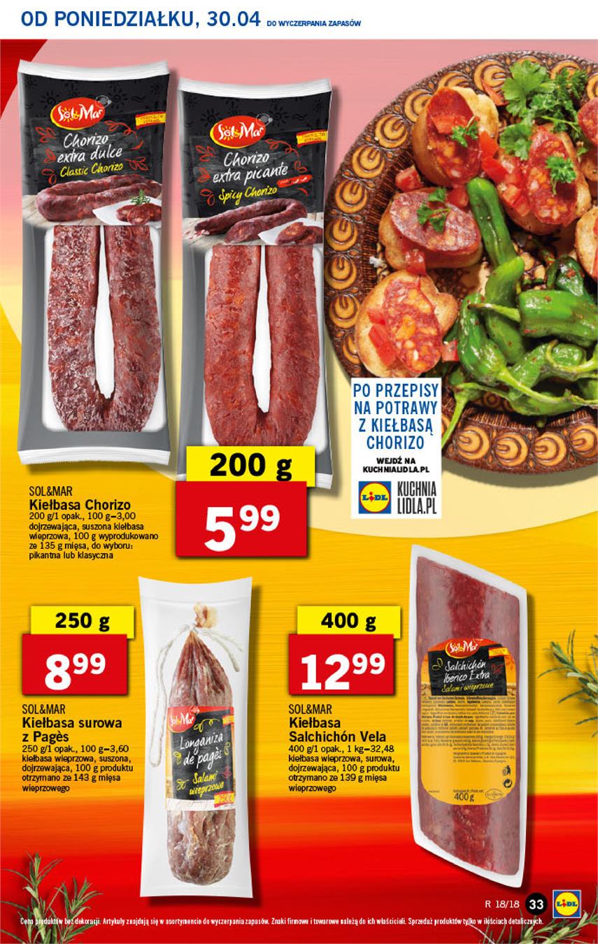 Gazetka Lidl Polska Sp. z o.o. nr 33 od 2018-04-30 do 2018-05-02