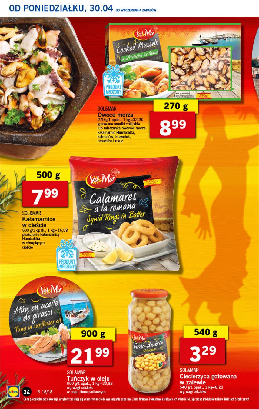 Gazetka Lidl Polska Sp. z o.o. nr 34 od 2018-04-30 do 2018-05-02