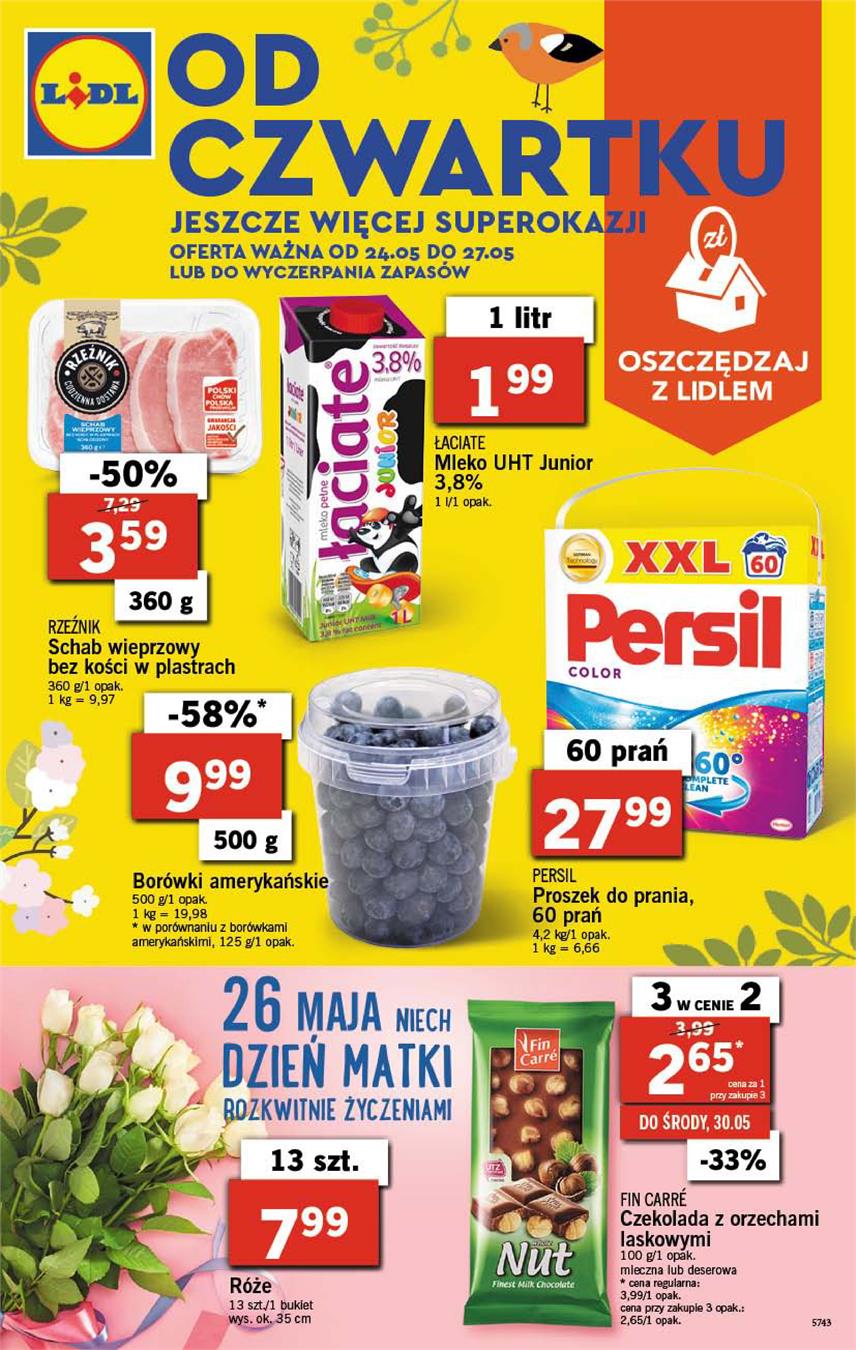 Gazetka Lidl Polska Sp. z o.o. nr 1 od 2018-05-24 do 2018-05-27