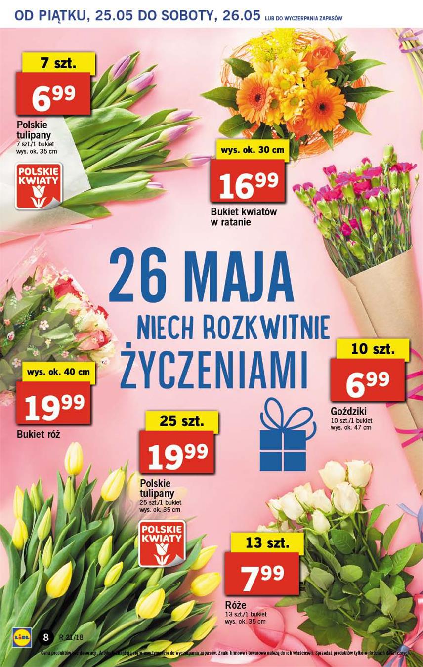 Gazetka Lidl Polska Sp. z o.o. nr 8 od 2018-05-24 do 2018-05-27