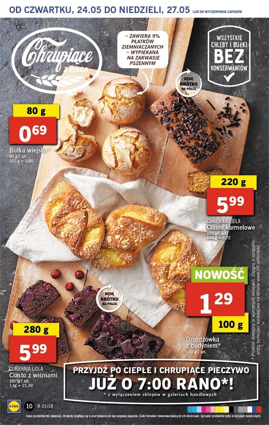 Gazetka Lidl Polska Sp. z o.o. nr 10 od 2018-05-24 do 2018-05-27