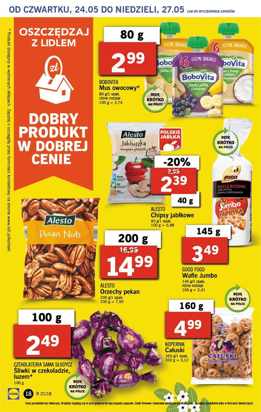 Gazetka Lidl Polska Sp. z o.o. nr 18 od 2018-05-24 do 2018-05-27